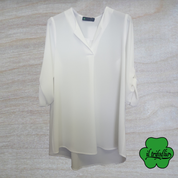 Blusa Effetto High and Low